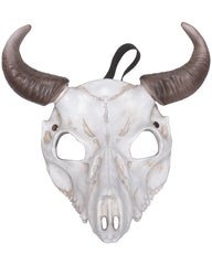Masker dier schedel met hoorns - vooraanzicht