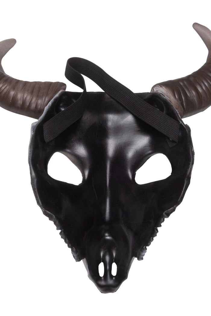 Masker dier schedel met hoorns - detail 2