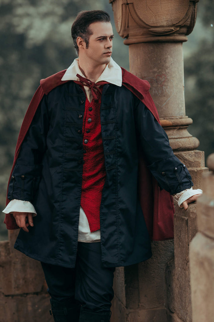 Piraten jas Enigo, zwart