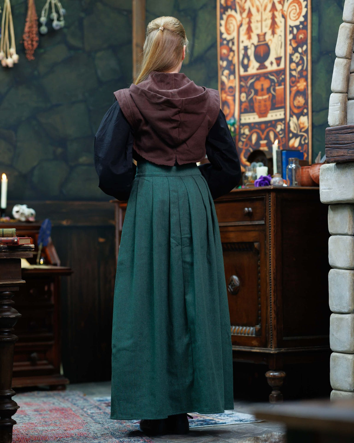 Anna Sukně, zelená