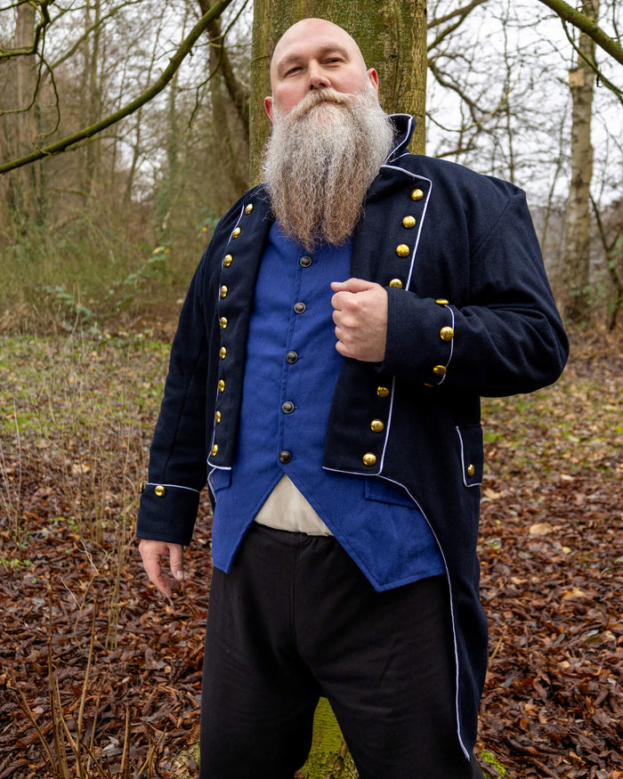 Lieutenant's jacket Horton, frock coat, navy blue