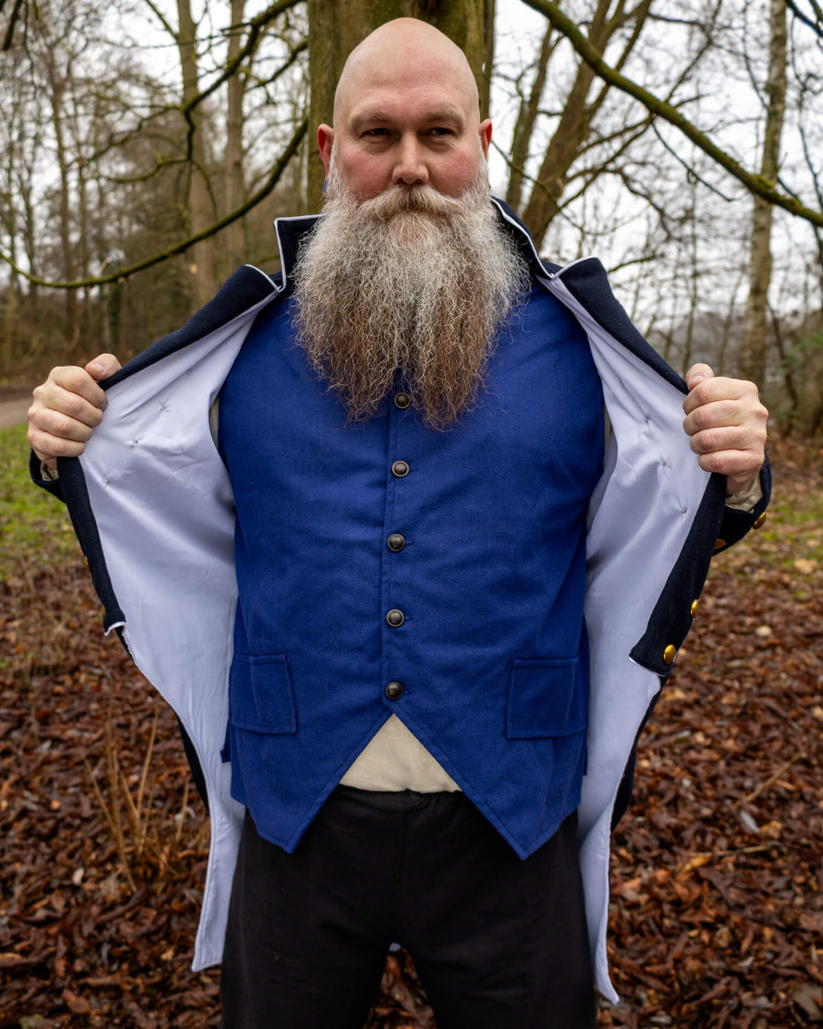 Lieutenant's jacket Horton, frock coat, navy blue