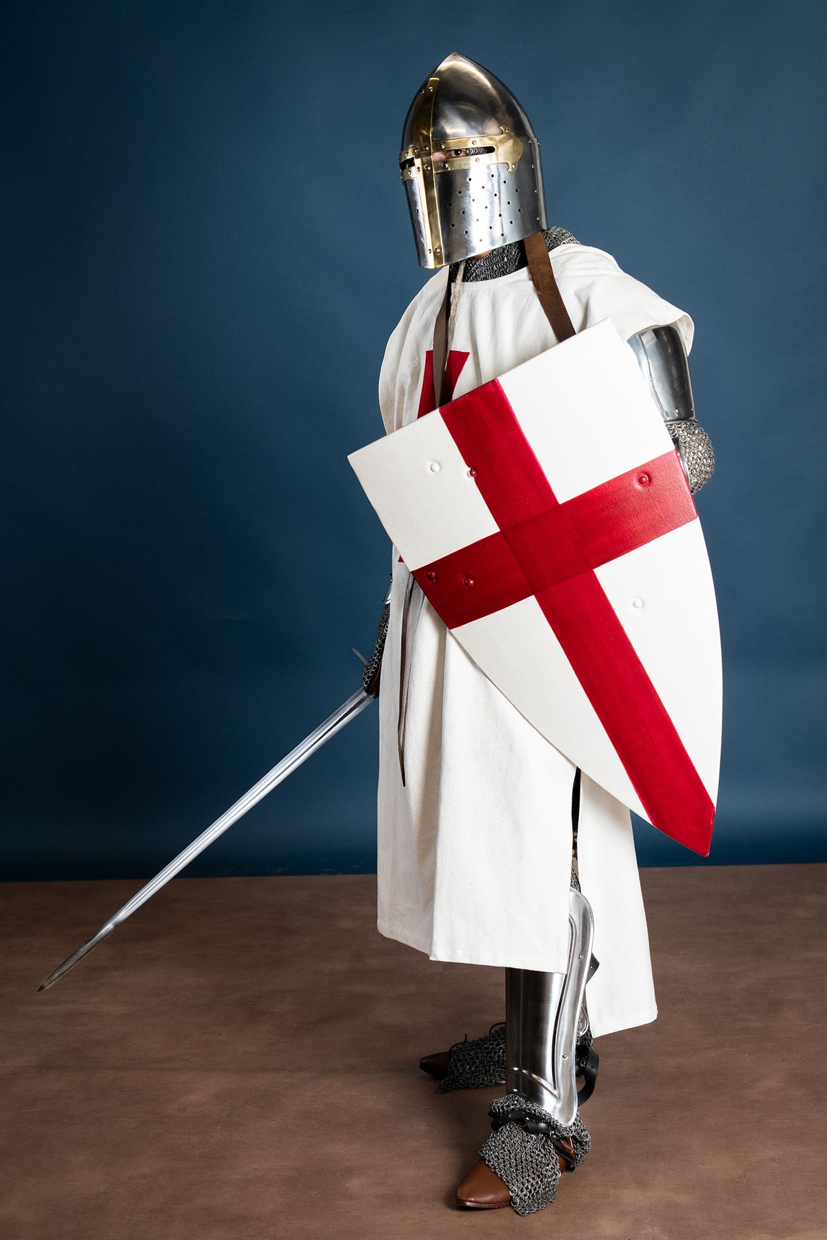 Scudo templare in legno