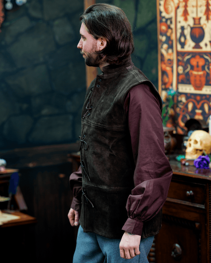 Doublet Laertes, 2nd half 15th century, suede, brown