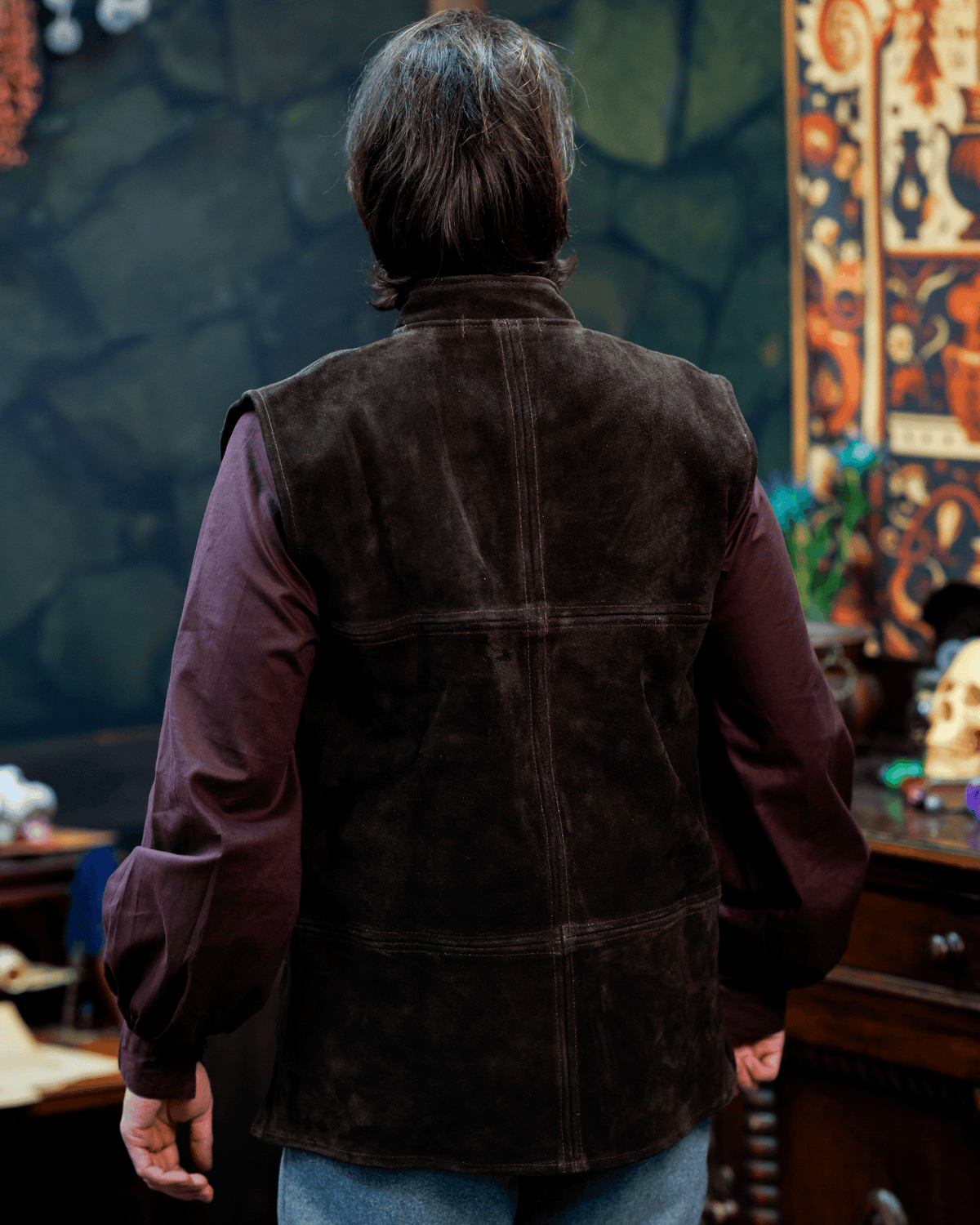 Doublet Laertes, 2nd half 15th century, suede, brown