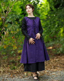 Mittelalterliches Überkleid Leandra, blau