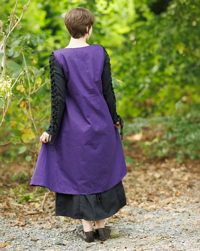 Mittelalterliches Überkleid Leandra, blau