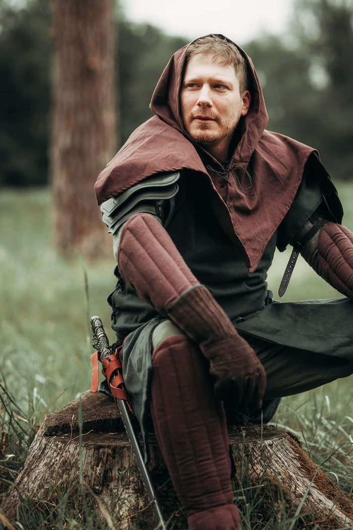 Gambeson arm protectors Leopold brown