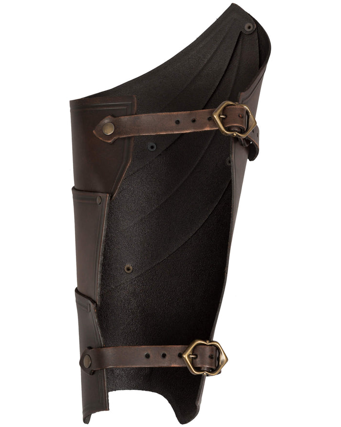 Leren beenpantser Lilith, zwart