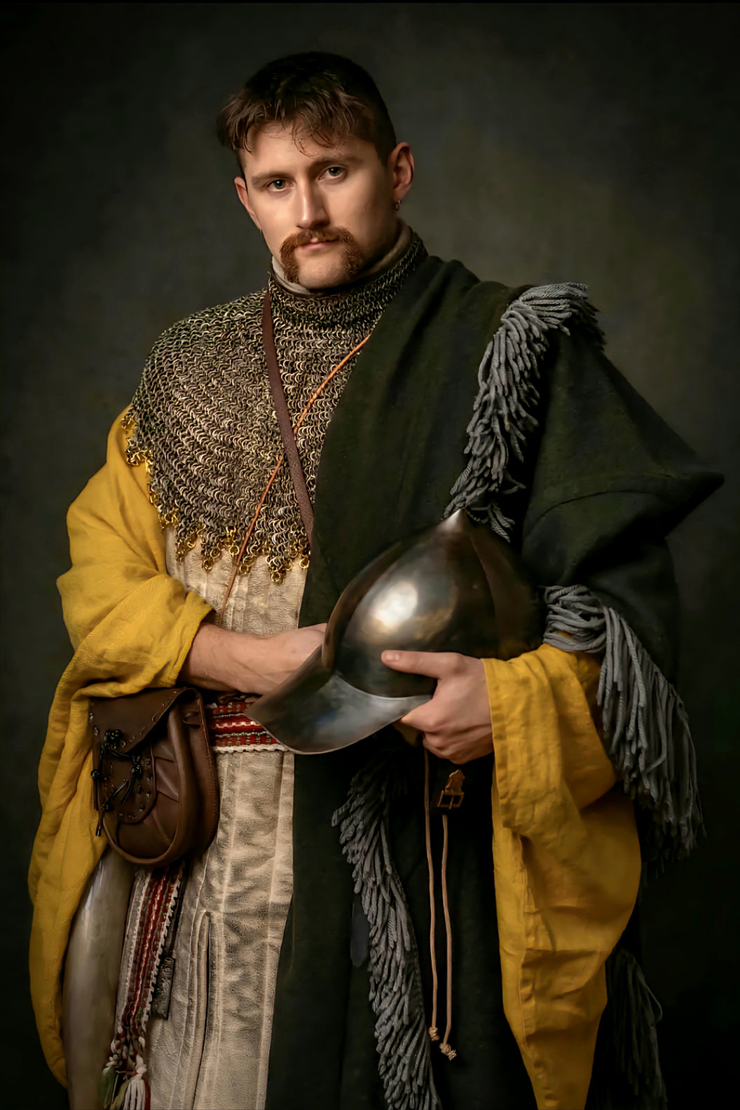 Ierse Historische Reenactor en Gallowglass-Krijger