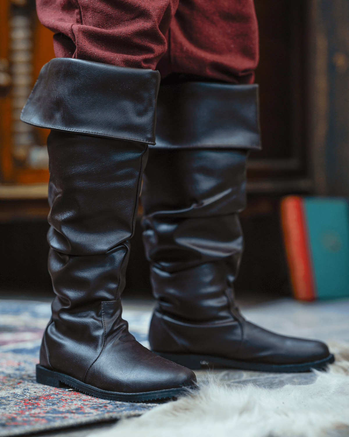 Musketierslaarzen Prescott, bruin