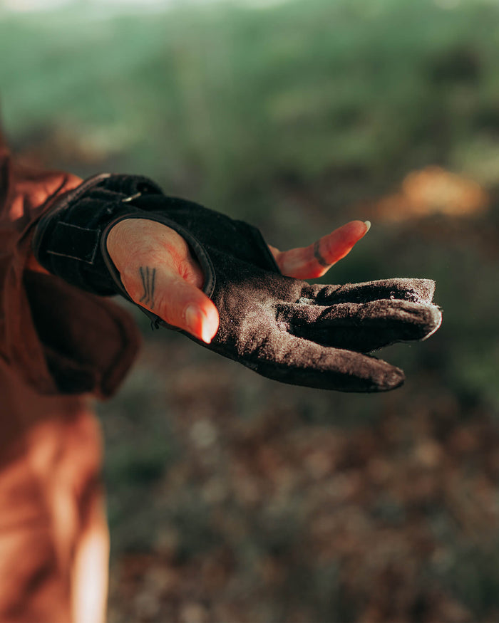 Boogschutter handschoen Robin bruin