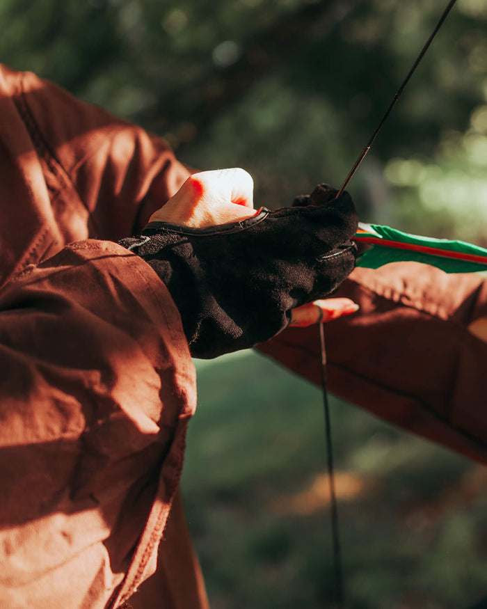 Boogschutter handschoen Robin bruin