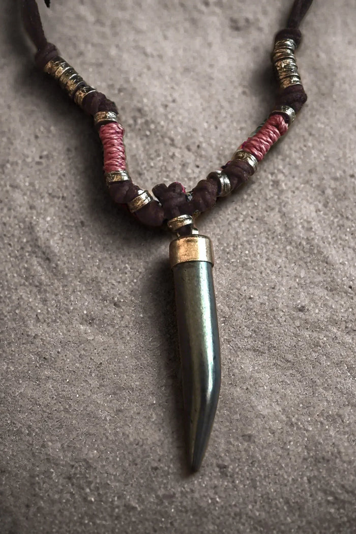 Viking amulet Sköll tooth, black