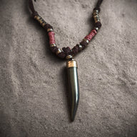 Wikinger-Amulett Sköllzahn, schwarz