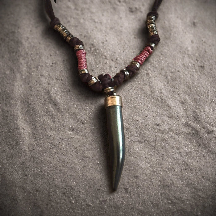 Wikinger-Amulett Sköllzahn, schwarz