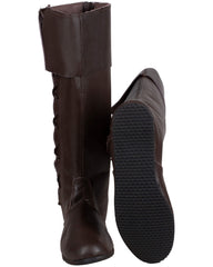 Musketierslaarzen Tilly, zwart