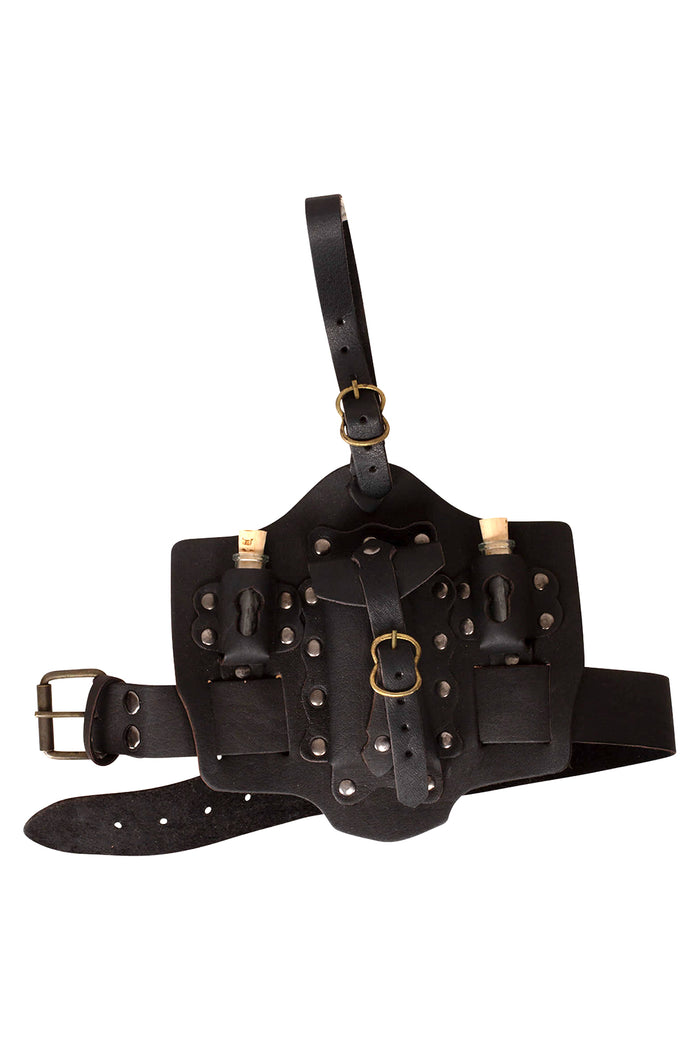 Houder Trinity met tasje, zwart