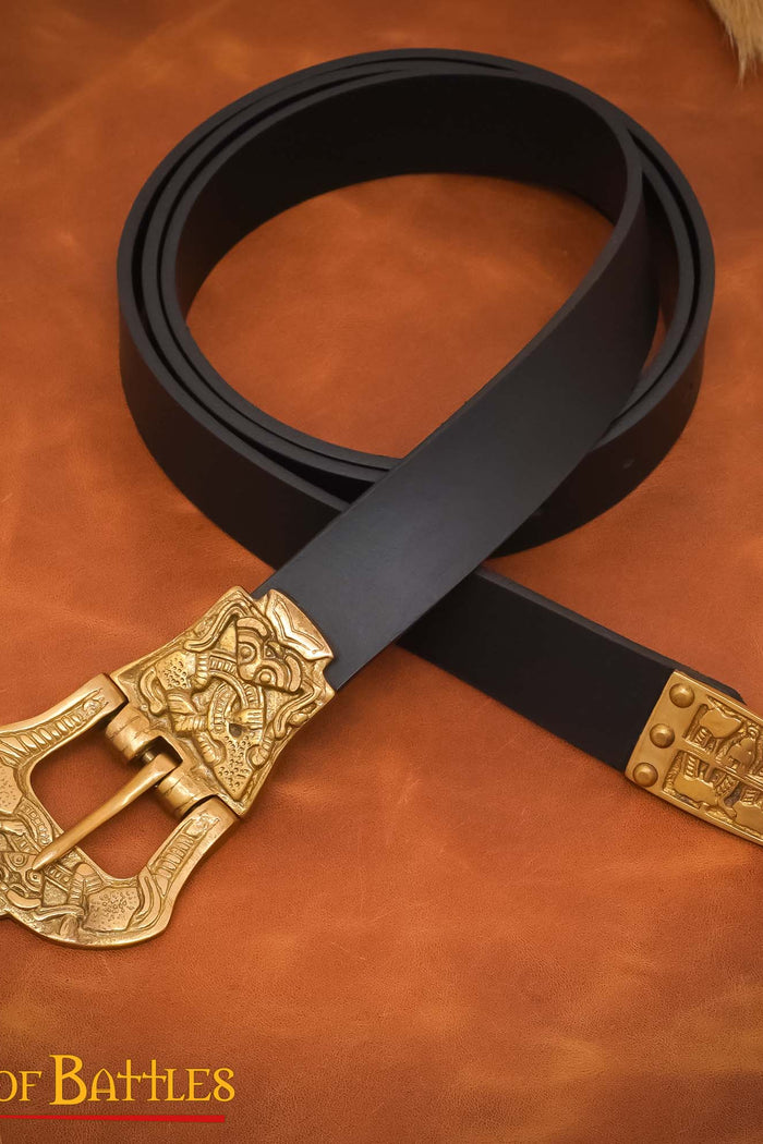 Cintura vichinga stile Borre, nero