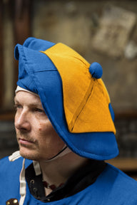 Landsknecht beretka Daniel, modra-rumena