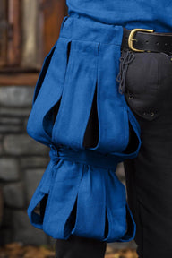 Landsknecht puffy trouser leg Daniel, blue, per piece
