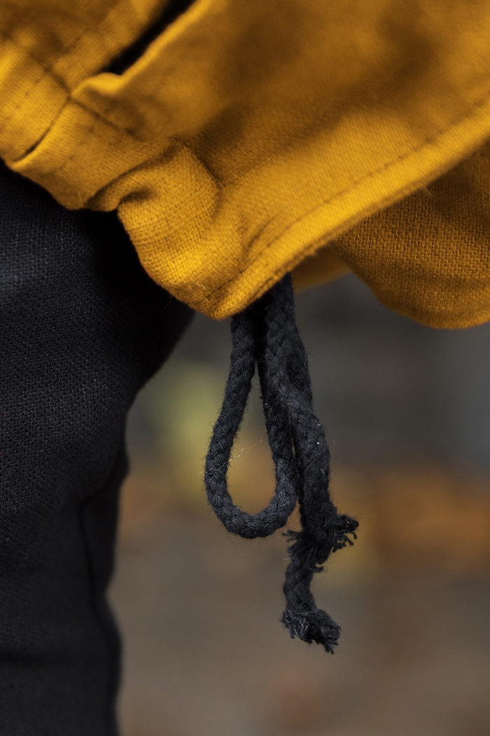 Landsknecht puffy trouser leg Daniel, yellow, per piece