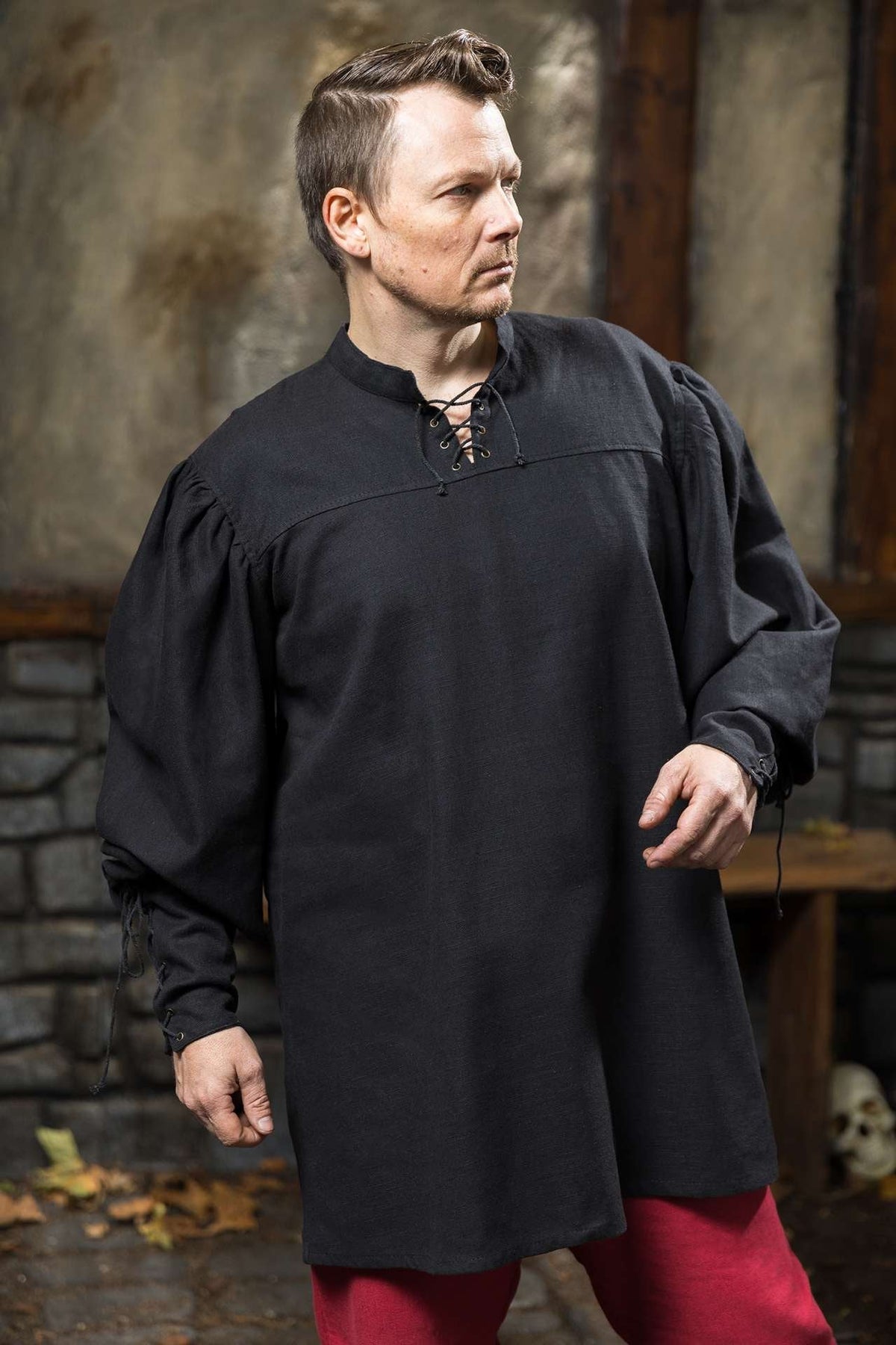 Landsknecht shirt Friedrich, black