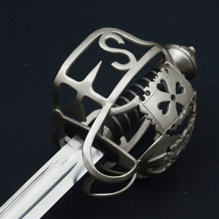 Jacobite korfzwaard (broadsword), 18e eeuw, semi-scherp (afbeelding 5)