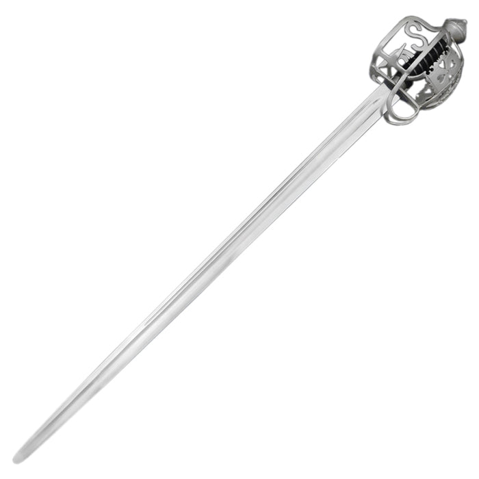 Jacobite korfzwaard (broadsword), 18e eeuw, semi-scherp (afbeelding 1)