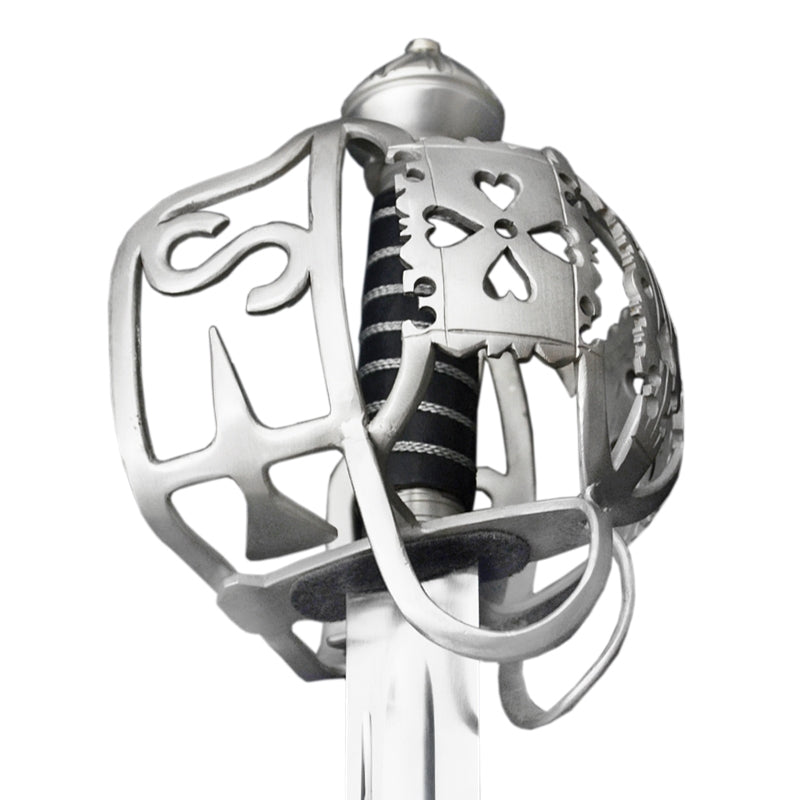 Jacobite korfzwaard (broadsword), 18e eeuw, semi-scherp (afbeelding 3)