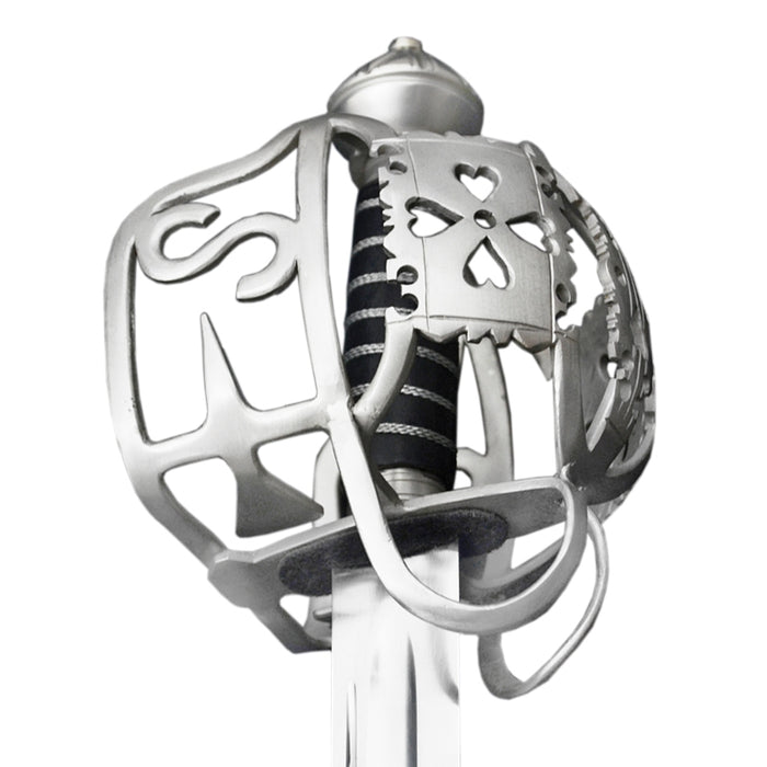 Jacobite korfzwaard (broadsword), 18e eeuw, semi-scherp (afbeelding 3)