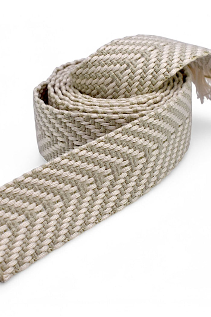 Romeinse gordel visgraat, natuurbeige