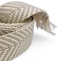 Romeinse gordel visgraat, natuurbeige