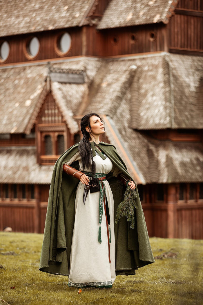 Cloak Milisant, green