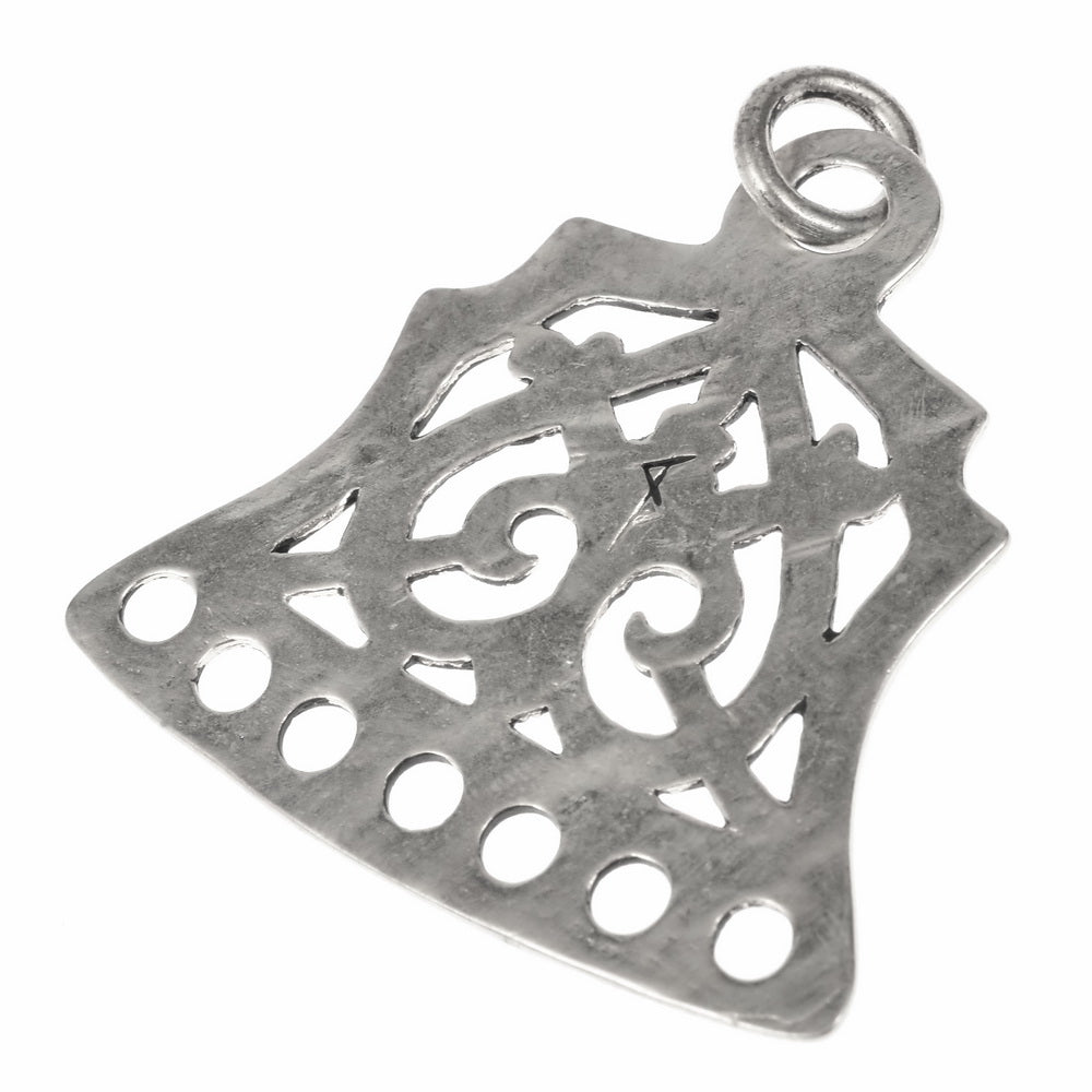 Viking pearl divider floral pattern, Latvia, bronze