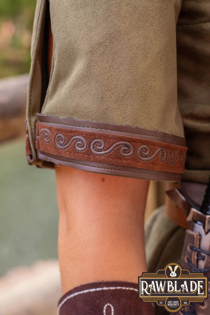 Briannan Ranger tunic, suede, green