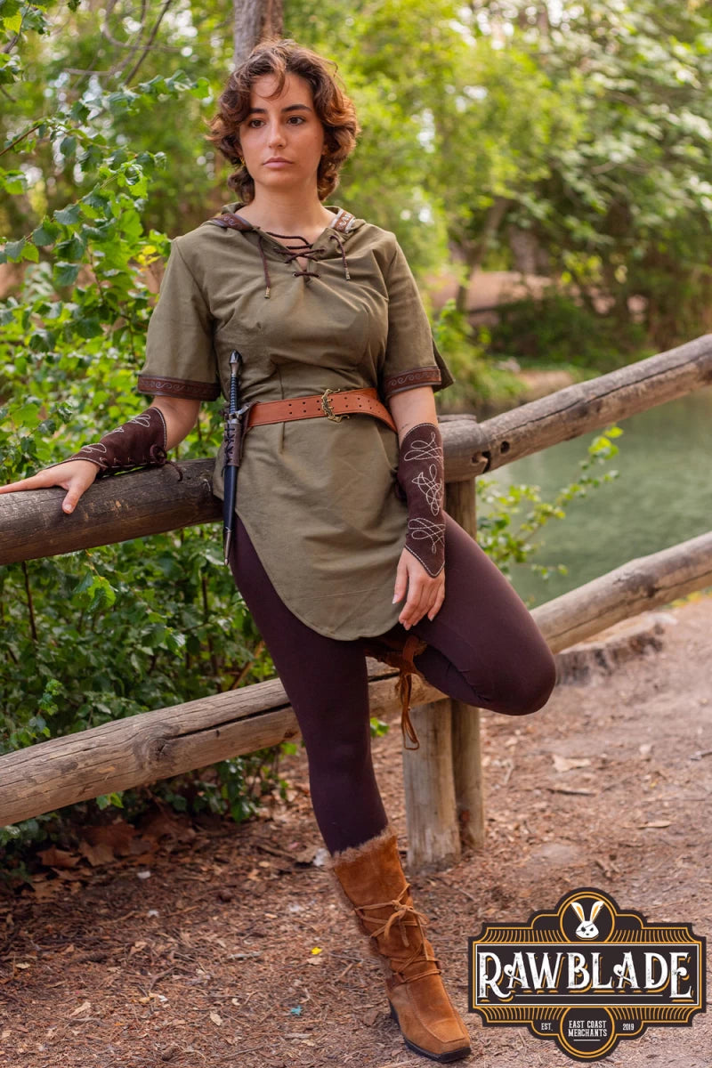 Briannan Ranger tunika, ruskind – grøn