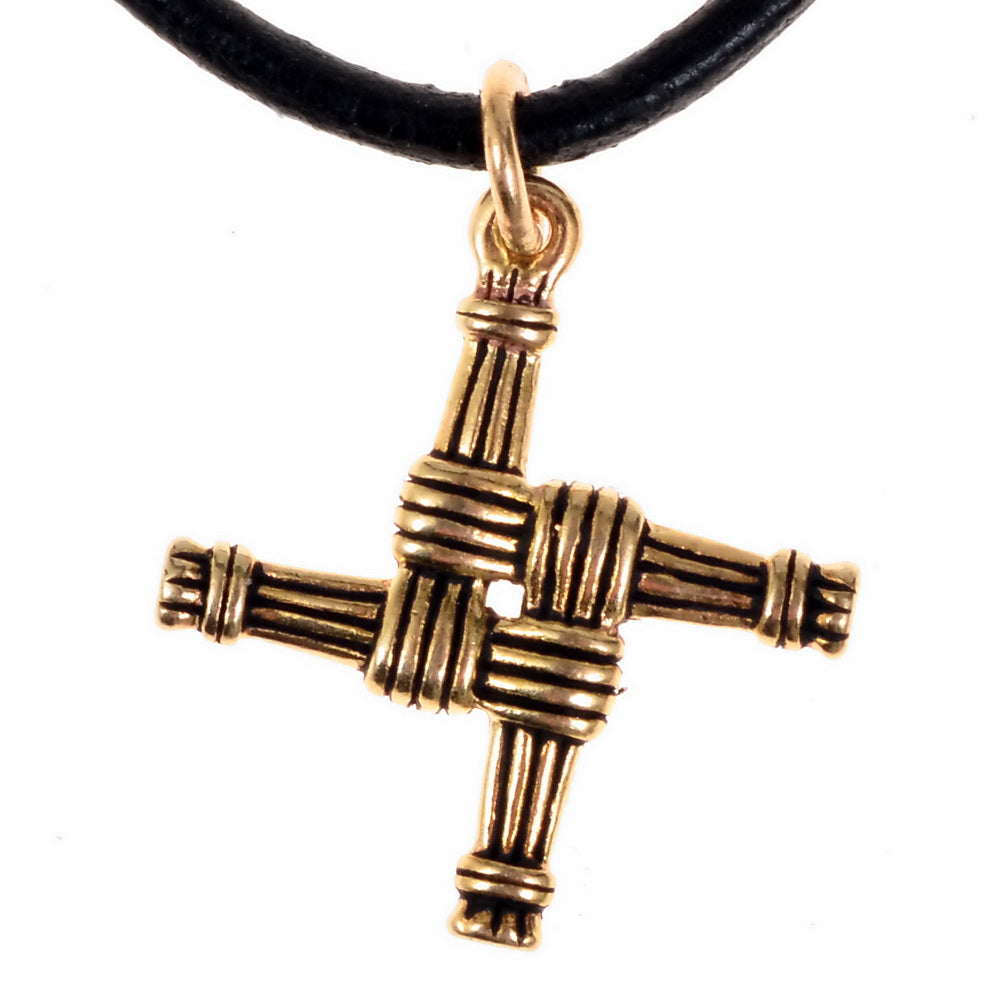 Irish Brigid krusta kulons, bronza