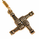 Irsk Brigid Cross øreringe, bronze