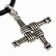 Irish Brigid krusta kulons, bronza