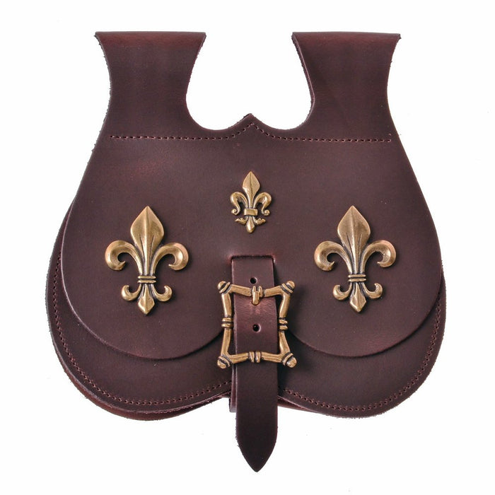 Nyretaske Fleur-de-Lys, sen middelalder, sort