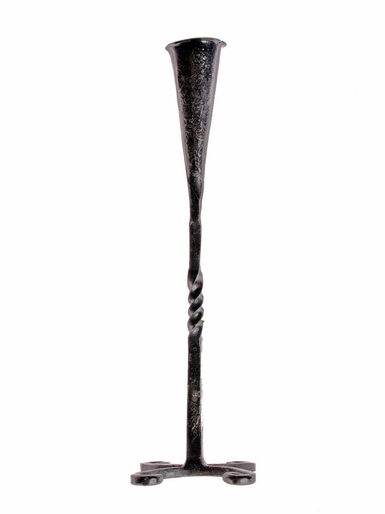 Castiçal forjado 'Morgane', medieval, ferro