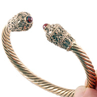 Bracelet with grenades, bronze