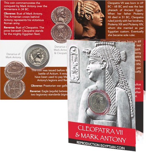 Muntpakket Cleopatra en Marcus Antonius