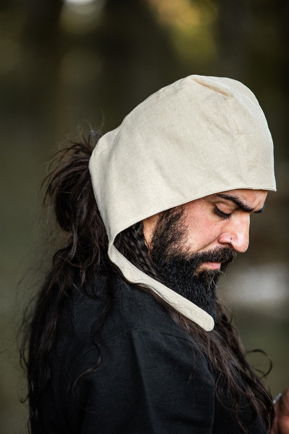 Huva Gale, naturfärgad