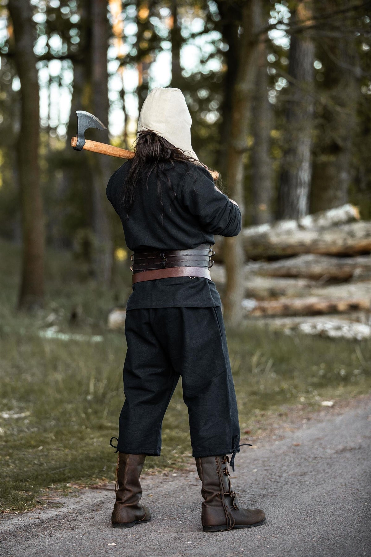 Huva Gale, naturfärgad