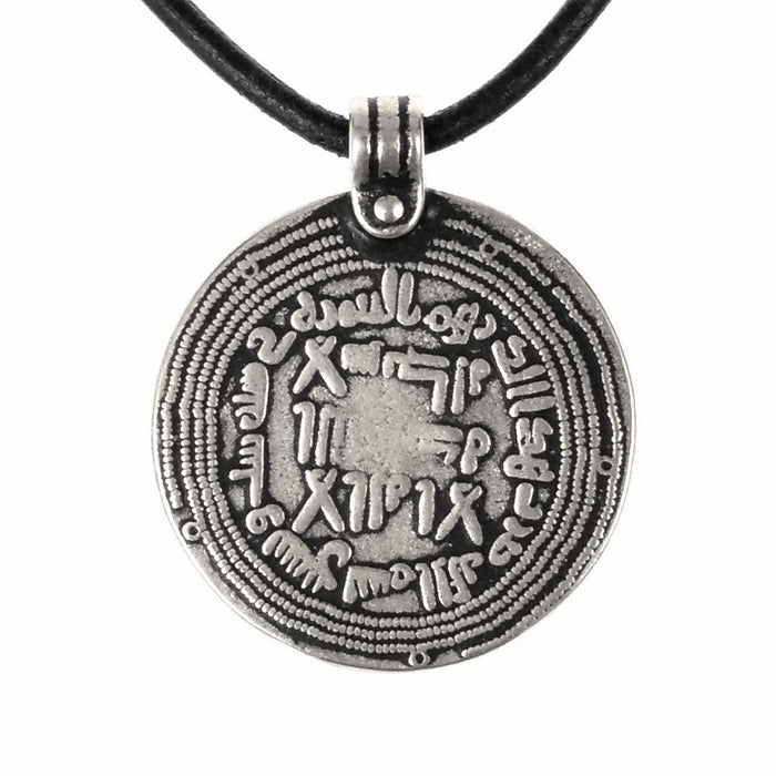 Pingente Dirham Birka, século VIII, bronze prateado