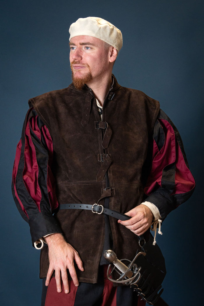 Landsknecht shirt Tom, Black/Red