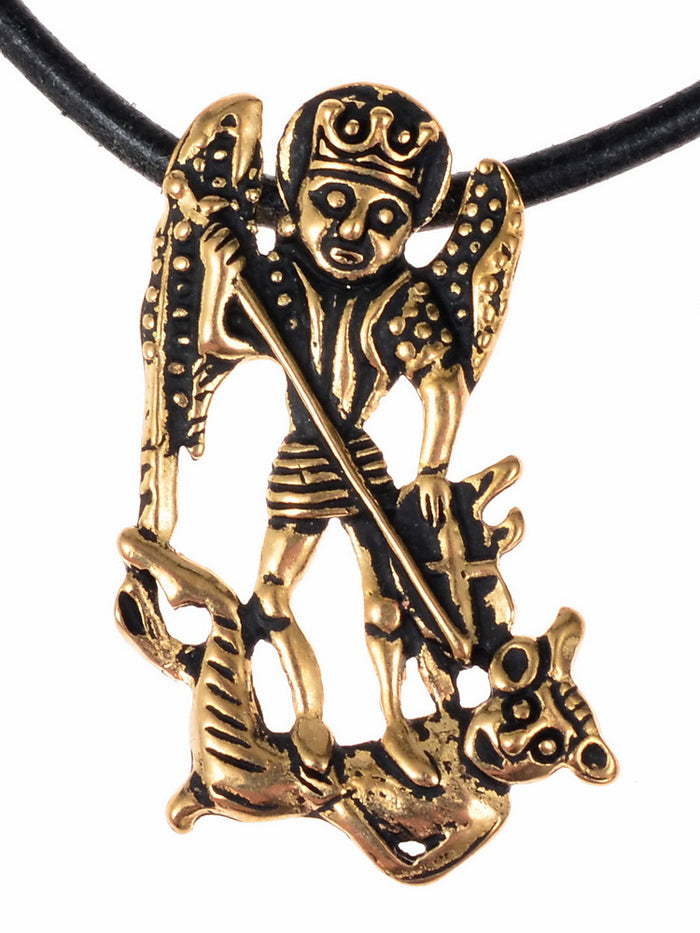 St. Michaels pilegrimstegn, 1400-tallet, bronse