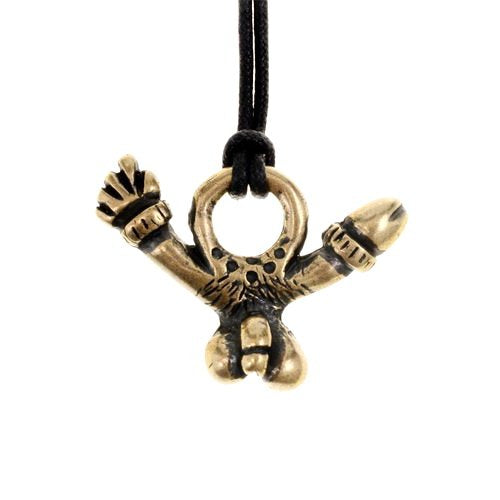 Romeins fascinum-amulet Kalkriese, 1e eeuw, messing